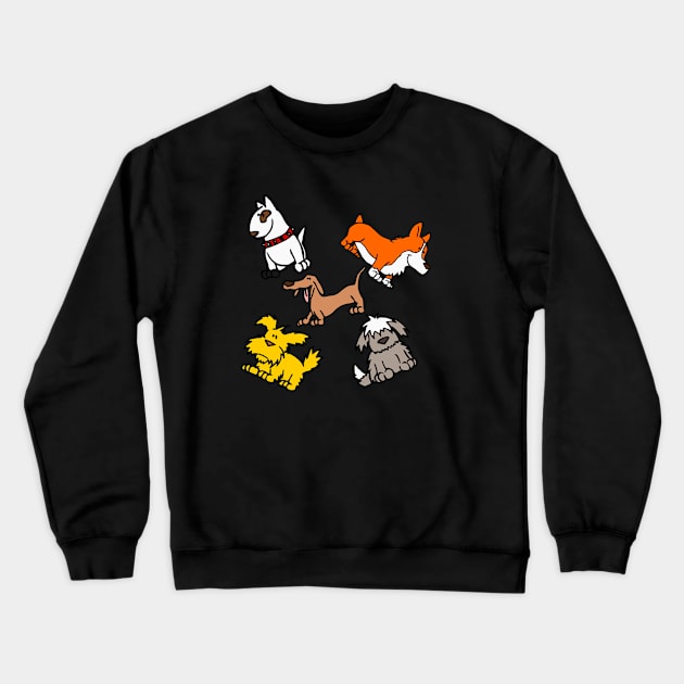 Mixed Up Pups Crewneck Sweatshirt by MoPaws